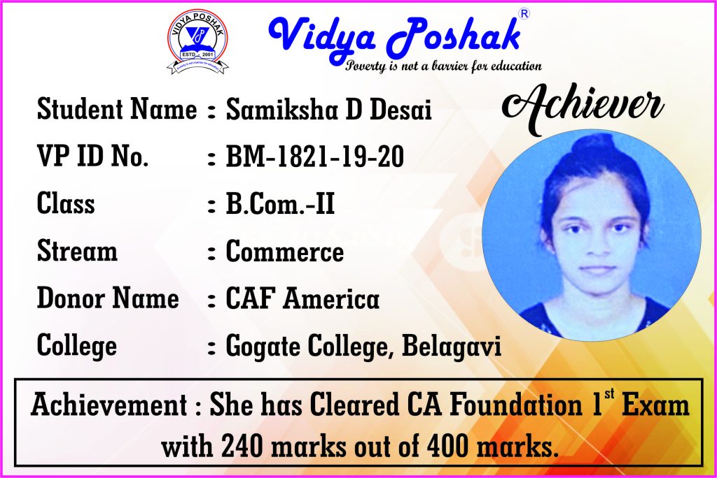 BM-1821-19-20 Samiksha Deepak Desai